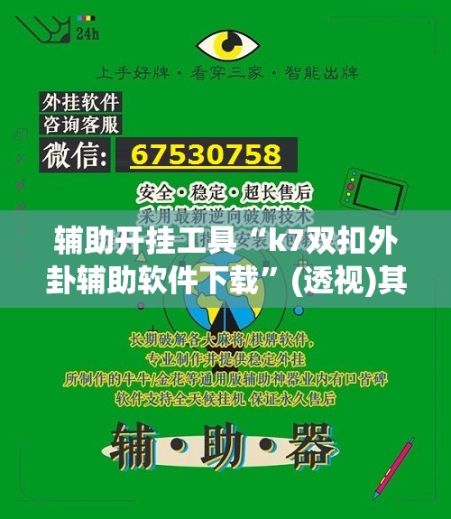 辅助开挂工具“k7双扣外卦辅助软件下载”(透视)其实确实有挂