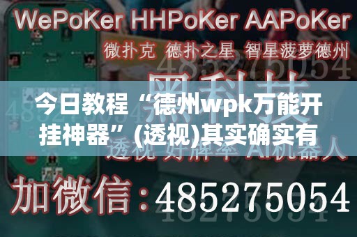 今日教程“德州wpk万能开挂神器	”(透视)其实确实有挂