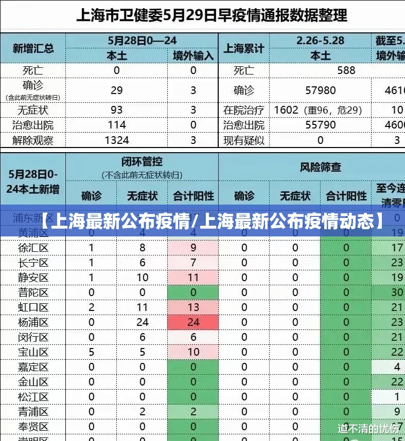 【上海最新公布疫情/上海最新公布疫情动态】