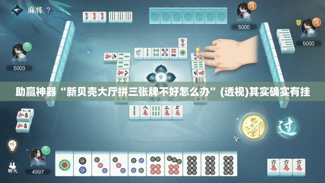 助赢神器“新贝壳大厅拼三张牌不好怎么办	”(透视)其实确实有挂