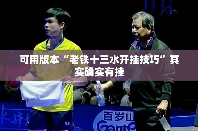 可用版本“老铁十三水开挂技巧”其实确实有挂