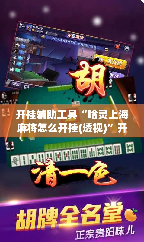 开挂辅助工具“哈灵上海麻将怎么开挂(透视)”开挂辅助脚本+详细开挂安装教程