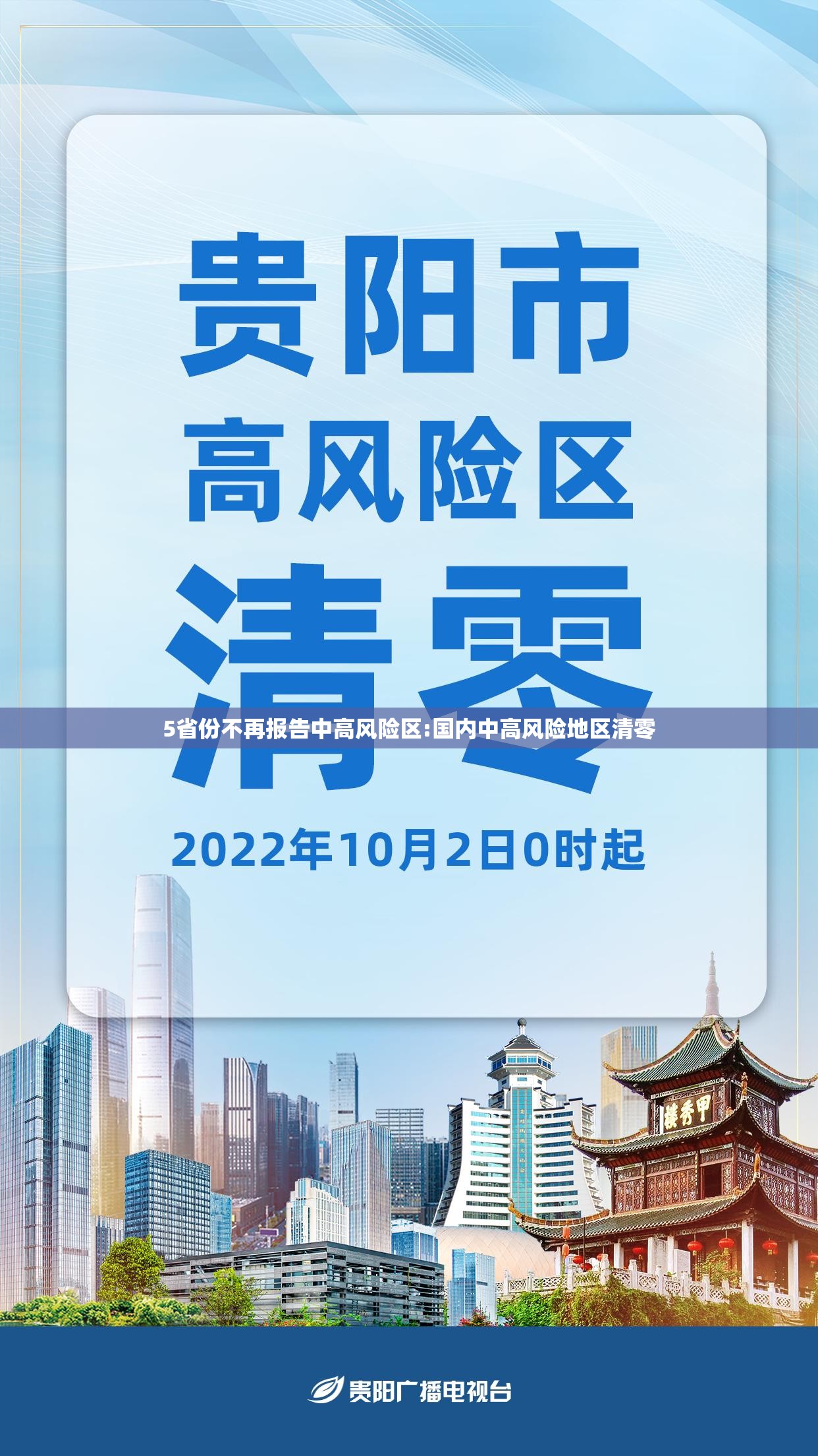 5省份不再报告中高风险区:国内中高风险地区清零 5省份不再报告中高风险区:国内中高风险地区清零