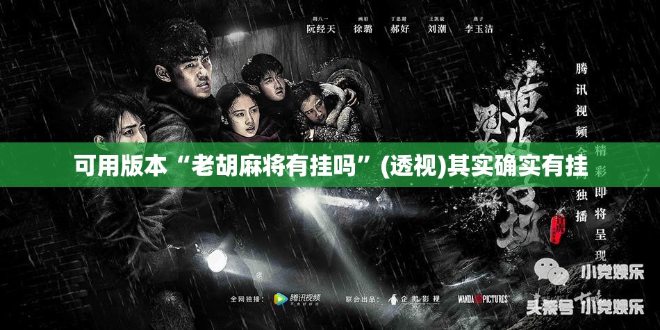 可用版本“老胡麻将有挂吗”(透视)其实确实有挂