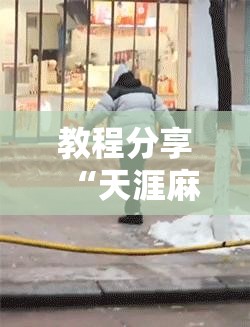 教程分享“天涯麻将怎么开挂”其实确实有挂