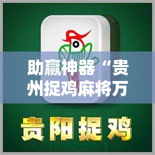 助赢神器“贵州捉鸡麻将万能开挂神器	”细辅助教程分享