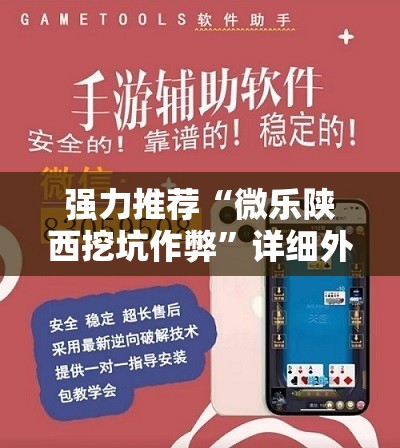 强力推荐“微乐陕西挖坑作弊”详细外挂透视辅助软件教程
