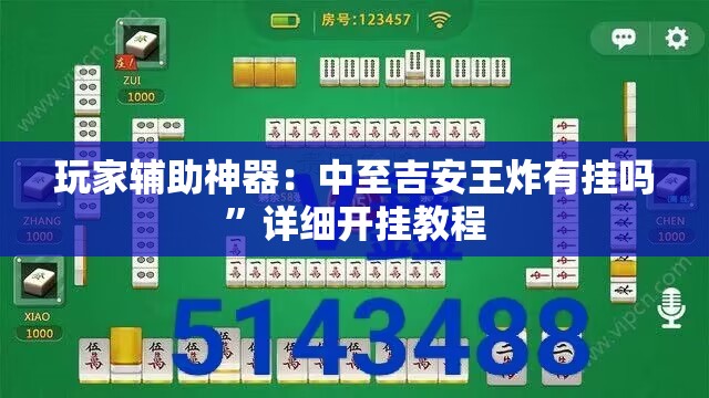 玩家辅助神器：中至吉安王炸有挂吗	”详细开挂教程