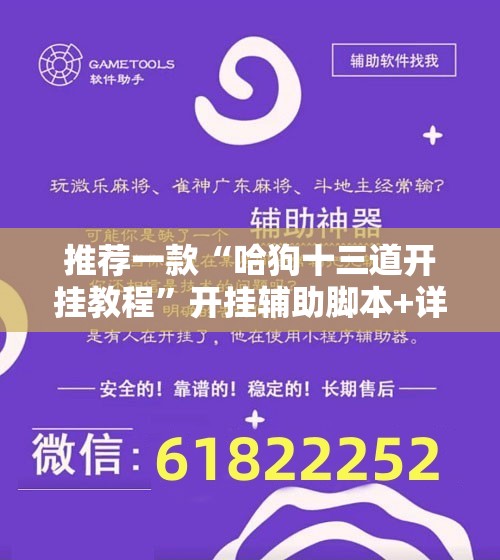 推荐一款“哈狗十三道开挂教程”开挂辅助脚本+详细开挂安装教程
