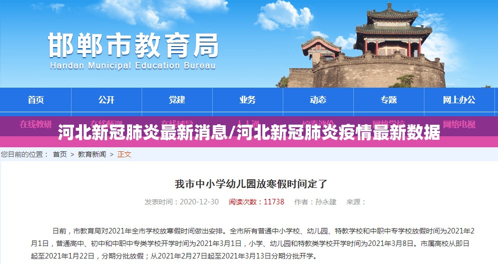 河北新冠肺炎最新消息/河北新冠肺炎疫情最新数据