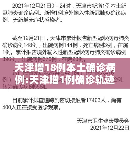 天津增18例本土确诊病例:天津增1例确诊轨迹 天津增18例本土确诊病例:天津增1例确诊轨迹