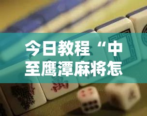 今日教程“中至鹰潭麻将怎么装开挂”原来可以开挂