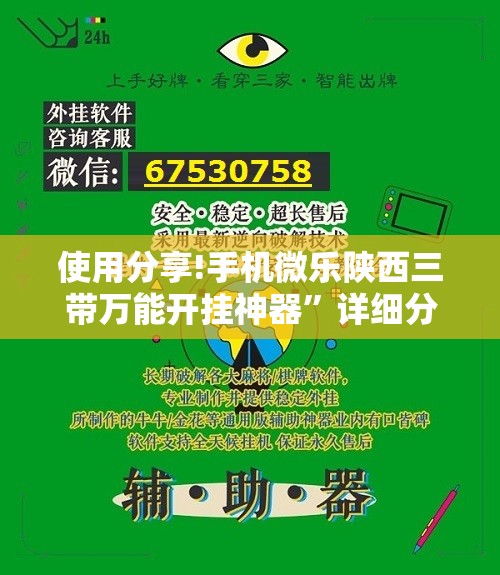 使用分享!手机微乐陕西三带万能开挂神器”详细分享装挂步骤