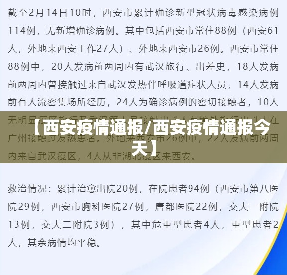 【西安疫情通报/西安疫情通报今天】 【西安疫情通报/西安疫情通报今天】