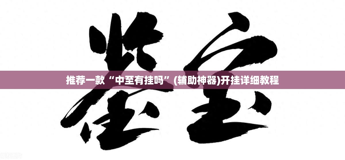 推荐一款“中至有挂吗”(辅助神器)开挂详细教程