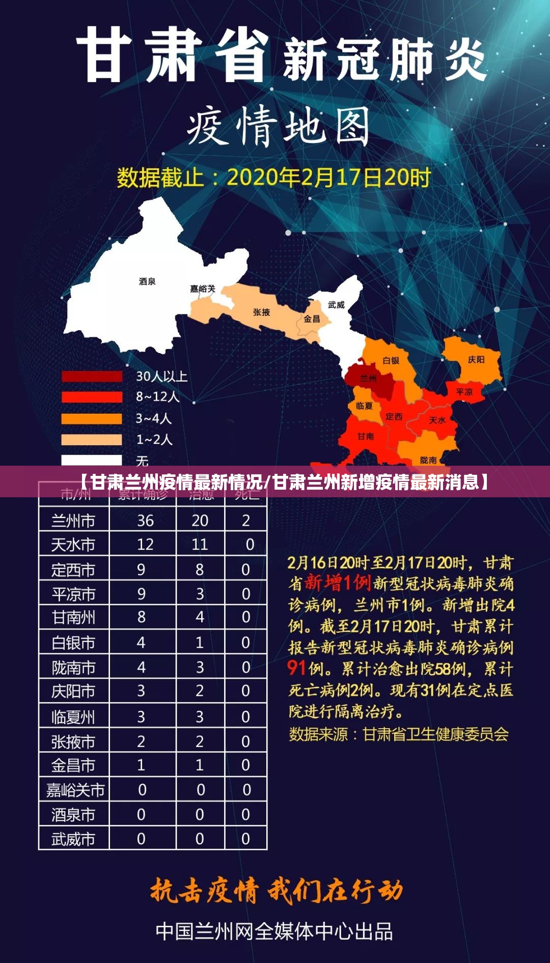 【甘肃兰州疫情最新情况/甘肃兰州新增疫情最新消息】
