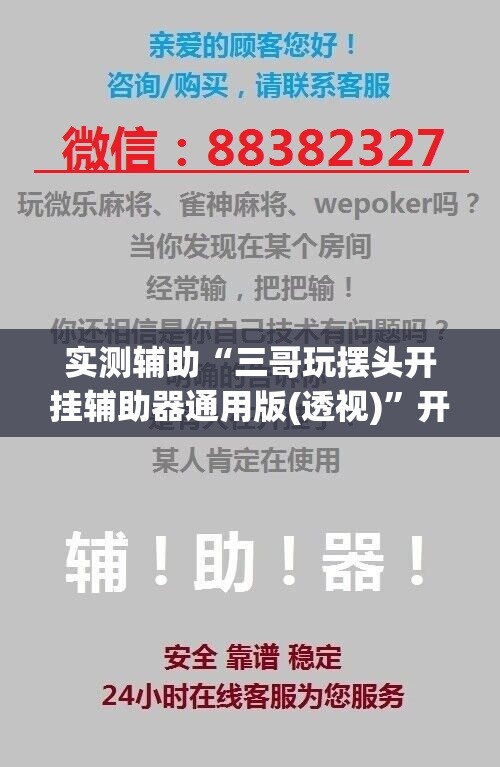 实测辅助“三哥玩摆头开挂辅助器通用版(透视)”开挂辅助脚本+详细开挂安装教程