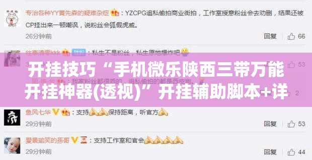 开挂技巧“手机微乐陕西三带万能开挂神器(透视)”开挂辅助脚本+详细开挂安装教程