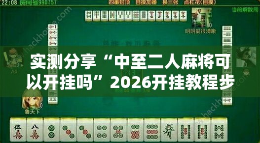 实测分享“中至二人麻将可以开挂吗”2026开挂教程步骤