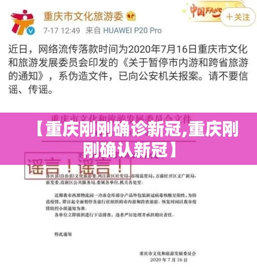 【重庆刚刚确诊新冠,重庆刚刚确认新冠】