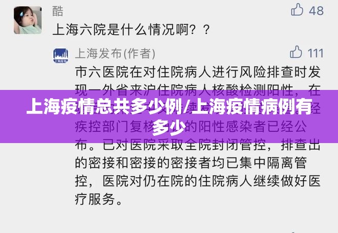 上海疫情总共多少例/上海疫情病例有多少 上海疫情总共多少例/上海疫情病例有多少