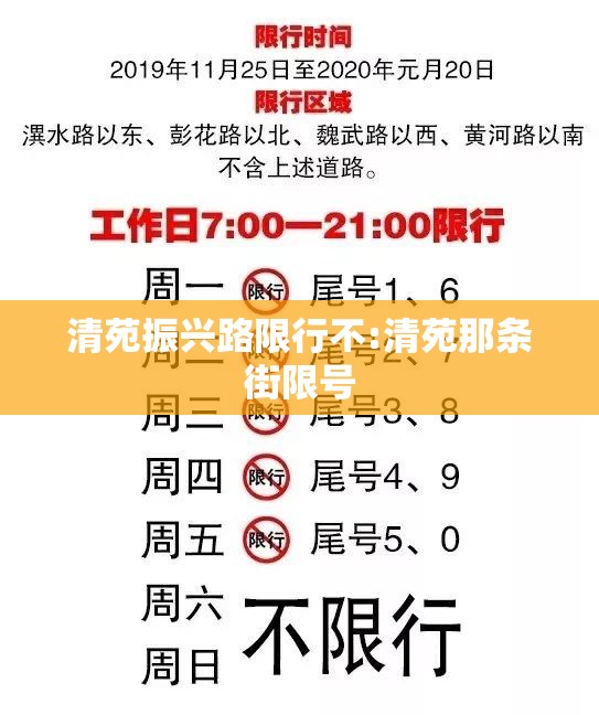 清苑振兴路限行不:清苑那条街限号 清苑振兴路限行不:清苑那条街限号