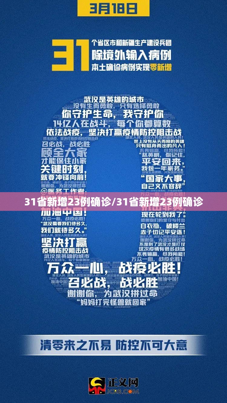 31省新增23例确诊/31省新增23例确诊 31省新增23例确诊/31省新增23例确诊