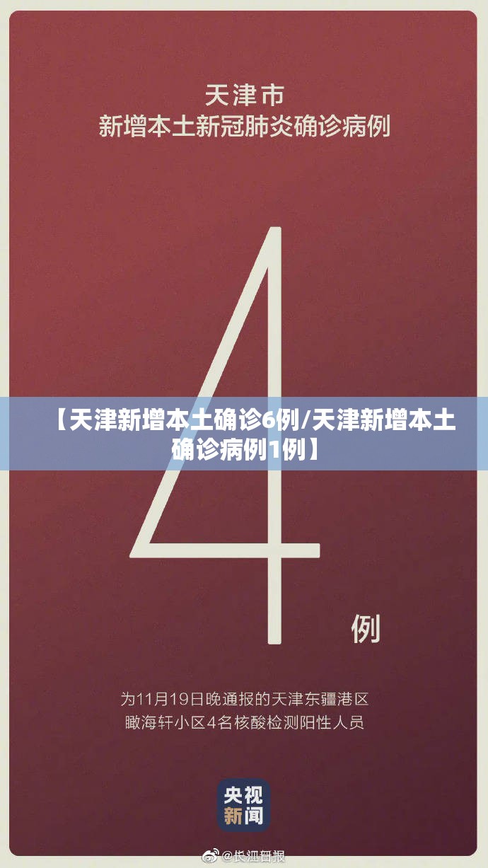 【天津新增本土确诊6例/天津新增本土确诊病例1例】 【天津新增本土确诊6例/天津新增本土确诊病例1例】