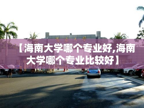 【海南大学哪个专业好,海南大学哪个专业比较好】 【海南大学哪个专业好,海南大学哪个专业比较好】
