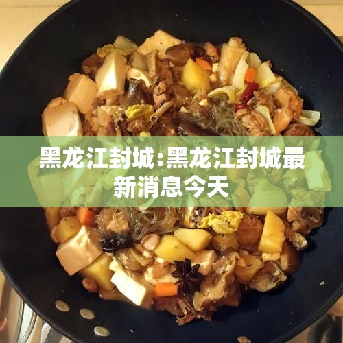 黑龙江封城:黑龙江封城最新消息今天