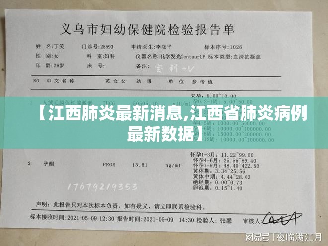 【江西肺炎最新消息,江西省肺炎病例最新数据】 【江西肺炎最新消息,江西省肺炎病例最新数据】