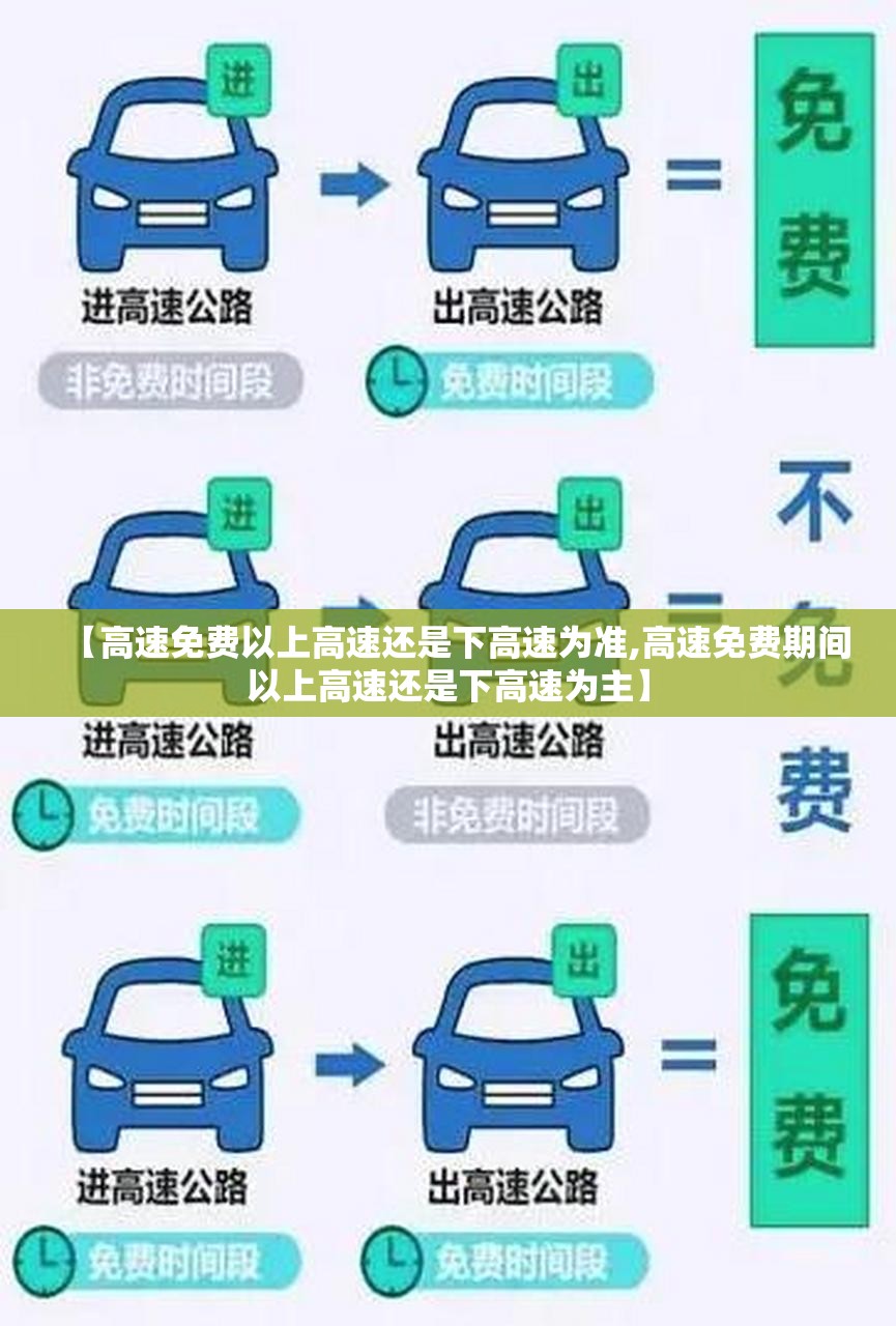 【高速免费以上高速还是下高速为准,高速免费期间以上高速还是下高速为主】 【高速免费以上高速还是下高速为准,高速免费期间以上高速还是下高速为主】