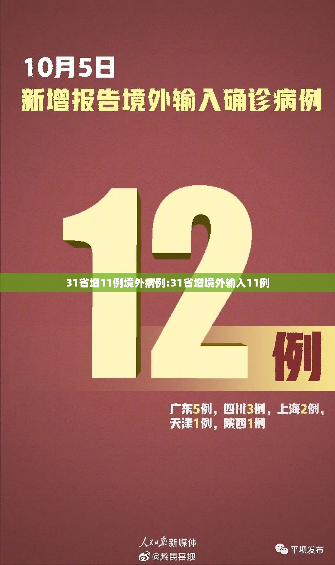 31省增11例境外病例:31省增境外输入11例 31省增11例境外病例:31省增境外输入11例