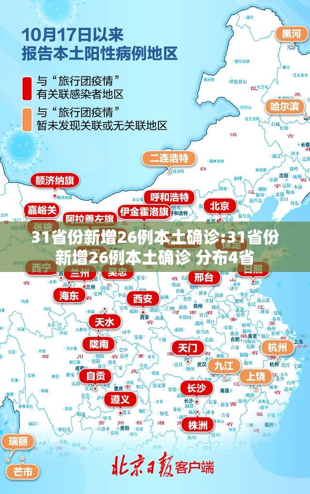 31省份新增26例本土确诊:31省份新增26例本土确诊 分布4省