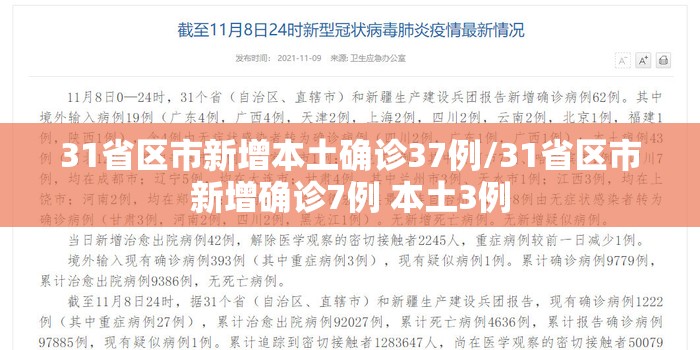 31省区市新增本土确诊37例/31省区市新增确诊7例 本土3例 31省区市新增本土确诊37例/31省区市新增确诊7例 本土3例