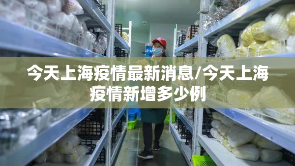 今天上海疫情最新消息/今天上海疫情新增多少例 今天上海疫情最新消息/今天上海疫情新增多少例