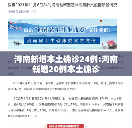 河南新增本土确诊24例:河南新增20例本土确诊 河南新增本土确诊24例:河南新增20例本土确诊