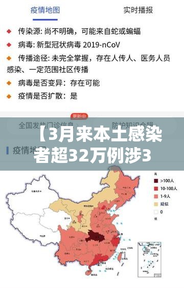【3月来本土感染者超32万例涉30省份/3例本土确诊病例】 【3月来本土感染者超32万例涉30省份/3例本土确诊病例】