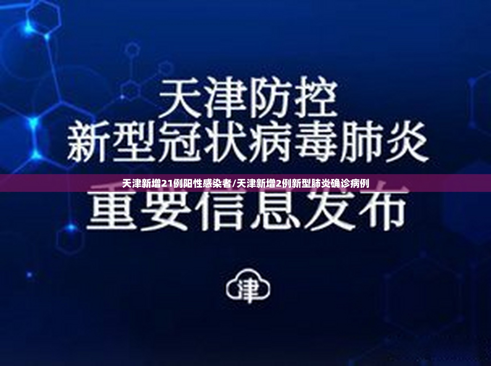 天津新增21例阳性感染者/天津新增2例新型肺炎确诊病例 天津新增21例阳性感染者/天津新增2例新型肺炎确诊病例