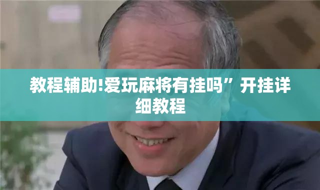 教程辅助!爱玩麻将有挂吗”开挂详细教程