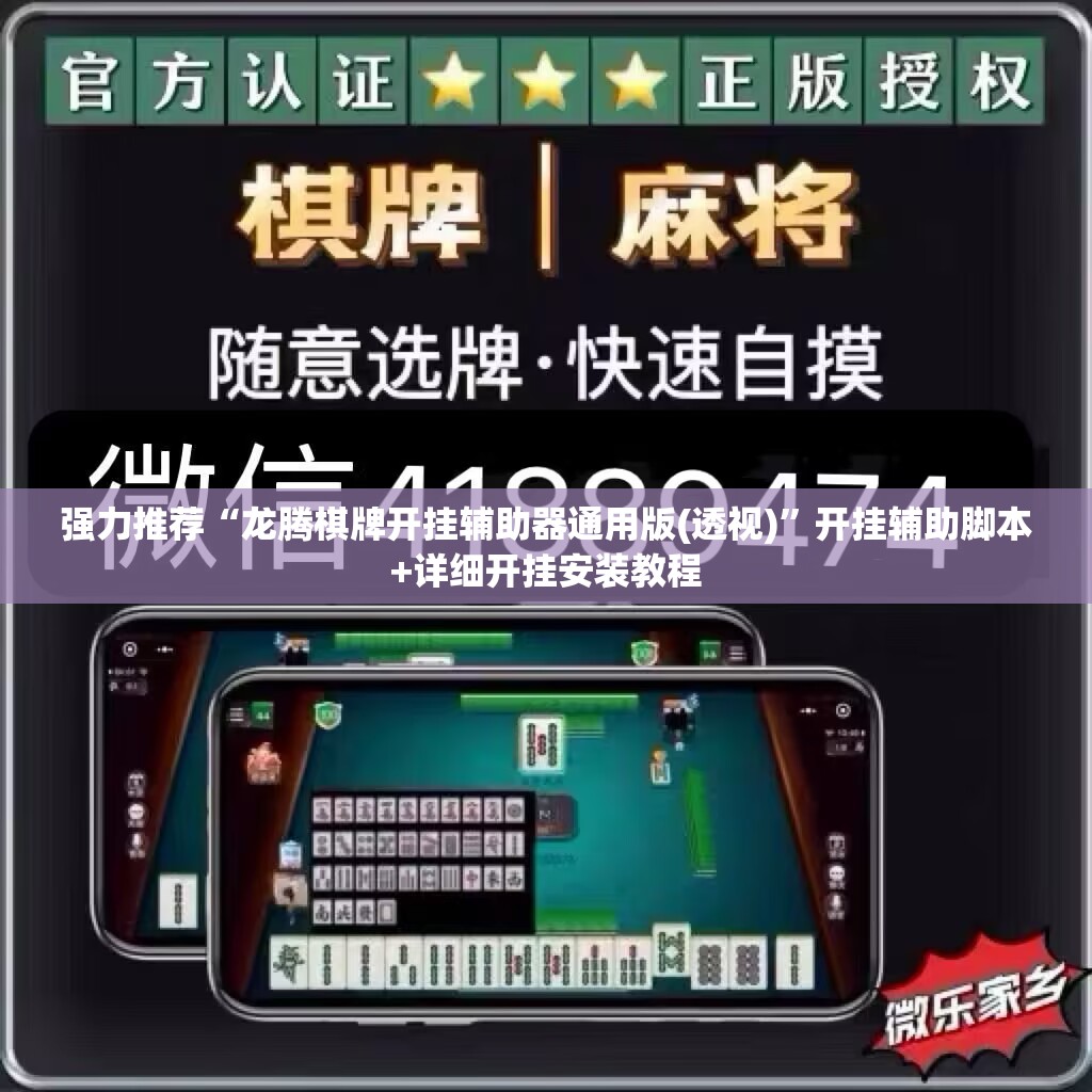 强力推荐“龙腾棋牌开挂辅助器通用版(透视)”开挂辅助脚本+详细开挂安装教程