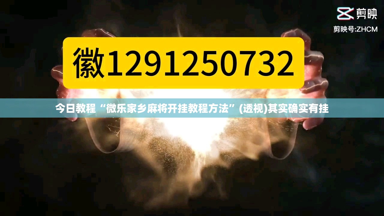 今日教程“微乐家乡麻将开挂教程方法”(透视)其实确实有挂