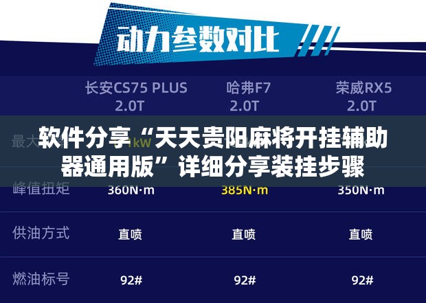 软件分享“天天贵阳麻将开挂辅助器通用版”详细分享装挂步骤