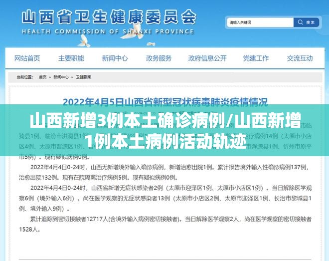 山西新增3例本土确诊病例/山西新增1例本土病例活动轨迹 山西新增3例本土确诊病例/山西新增1例本土病例活动轨迹
