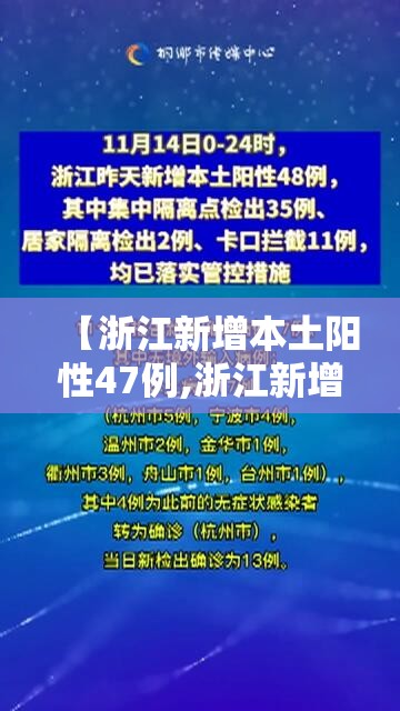 【浙江新增本土阳性47例,浙江新增本土阳性47例浙江新增本土2例】 【浙江新增本土阳性47例,浙江新增本土阳性47例浙江新增本土2例】