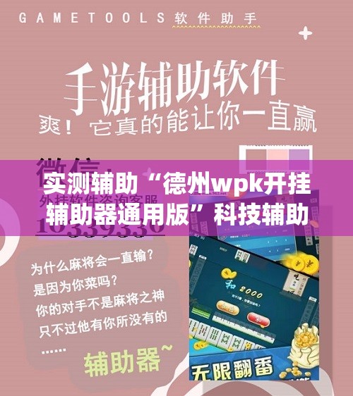 实测辅助“德州wpk开挂辅助器通用版”科技辅助神器手机版