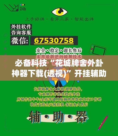 必备科技“花城牌舍外卦神器下载(透视)	”开挂辅助脚本+详细开挂安装教程