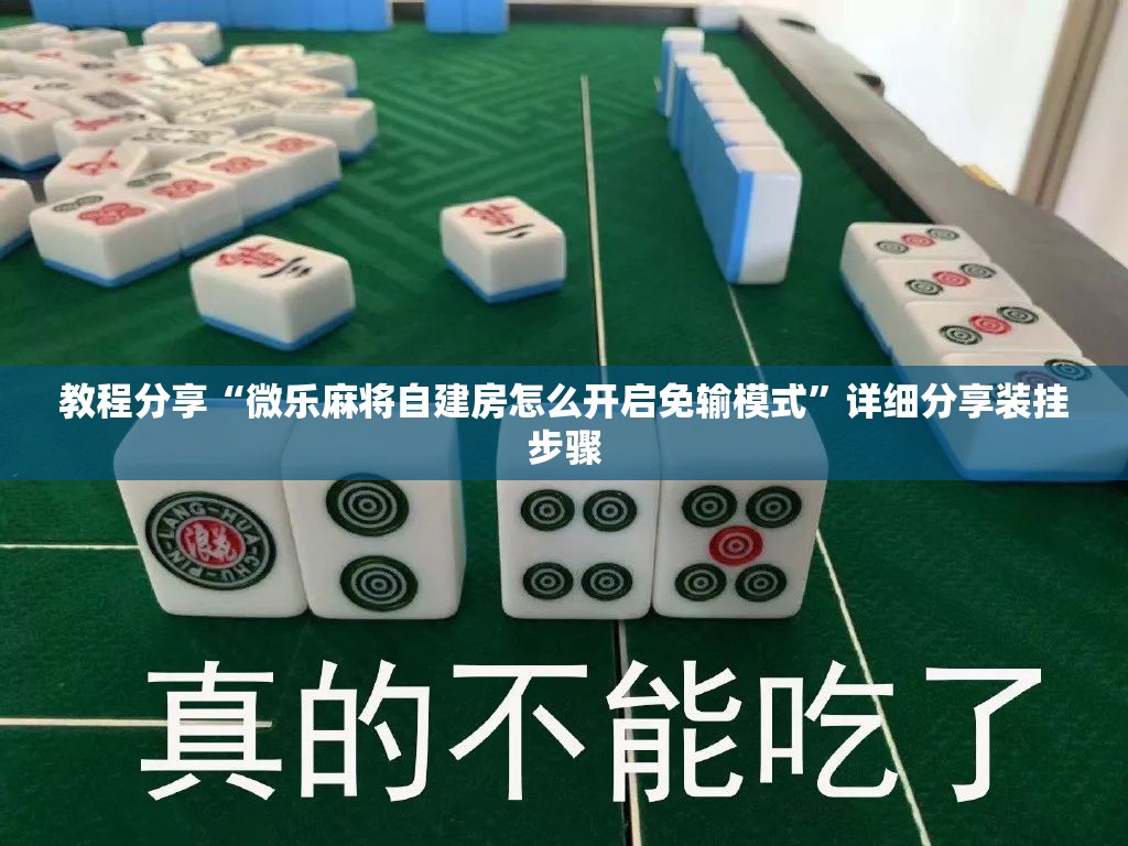 教程分享“微乐麻将自建房怎么开启免输模式”详细分享装挂步骤