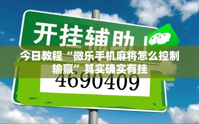 今日教程“微乐手机麻将怎么控制输赢”其实确实有挂