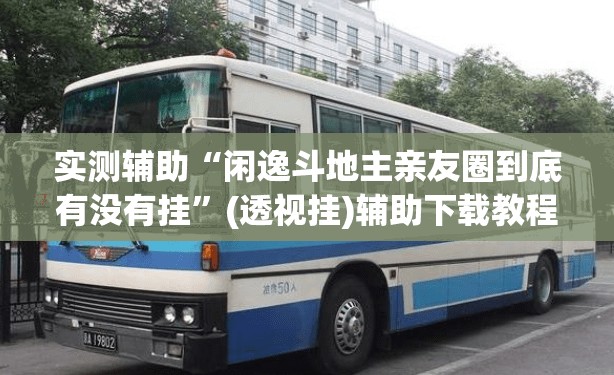 实测辅助“闲逸斗地主亲友圈到底有没有挂”(透视挂)辅助下载教程